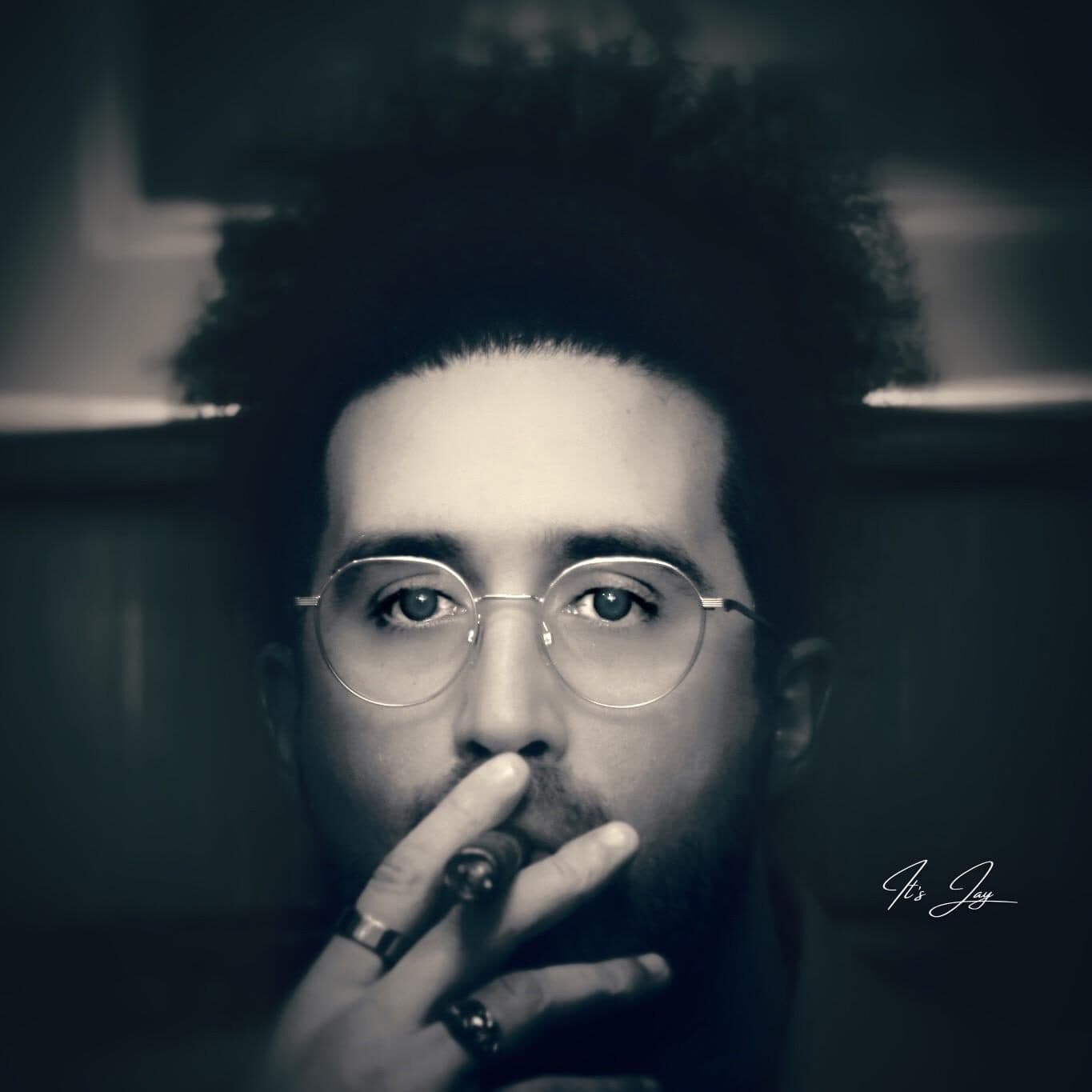 Black and White Mens Portrait - Jay Pixels portrait photography by a UK photographer and cameraman