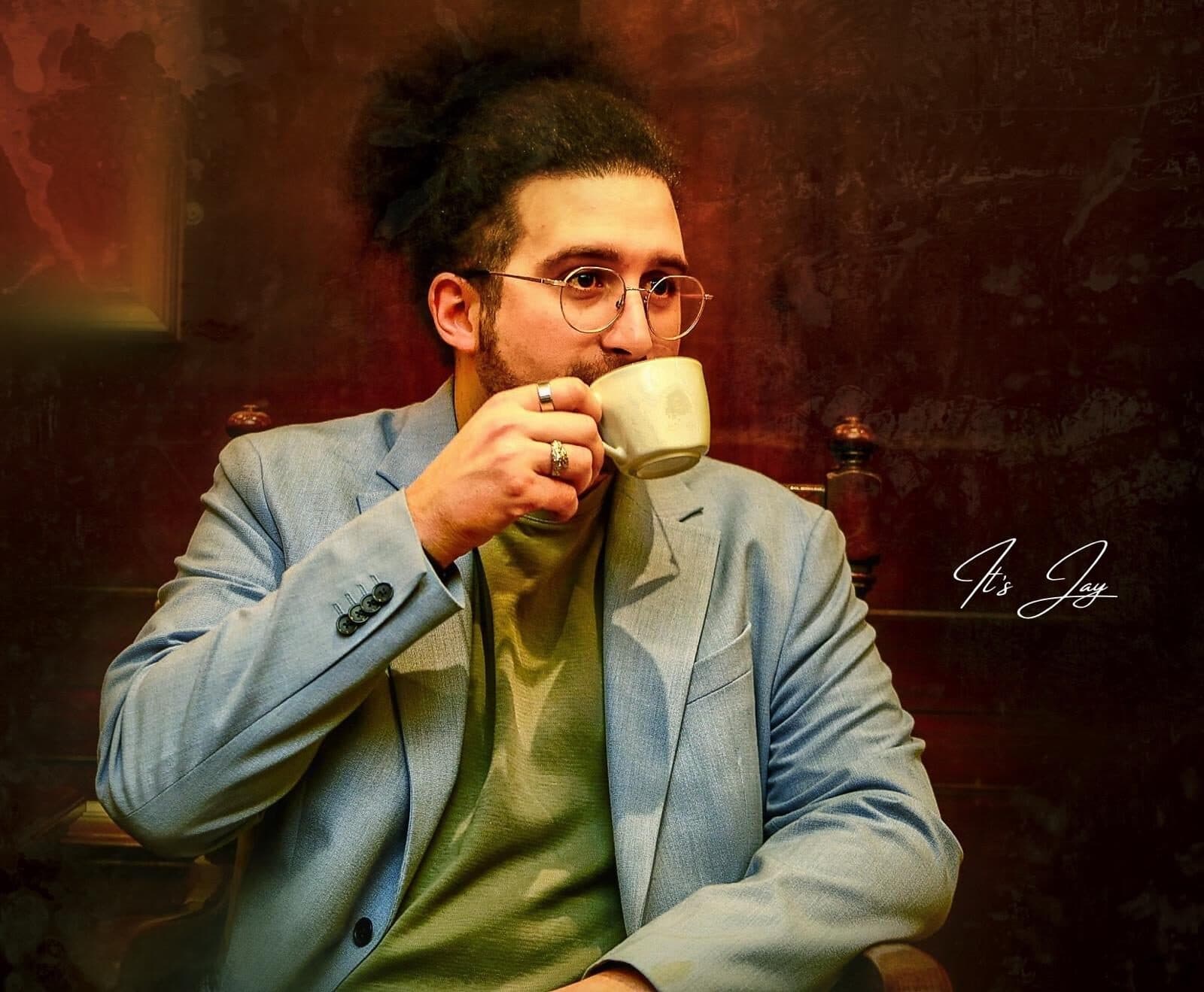 Coffee Lifestyle Portrait - Jay Pixels brand photography and video cameraman content for UK businesses